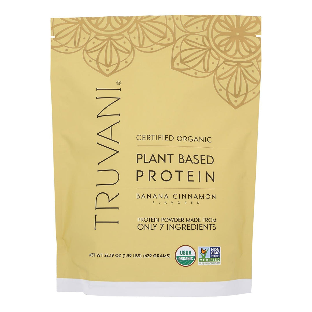 Truvani - Protein Powder Ban Cinnamon - 1 Each - 22.19 Oz - Maras Green